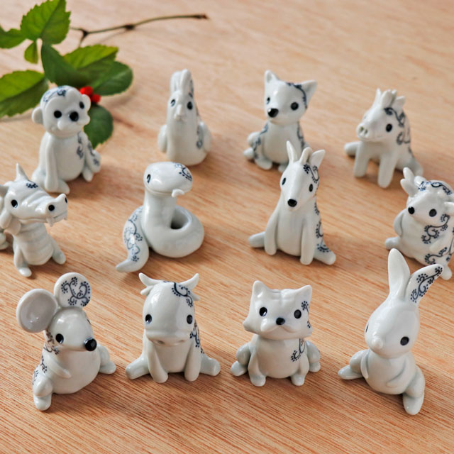 砥部焼の和食器 和将窯の干支【砥部工房 からくさ】