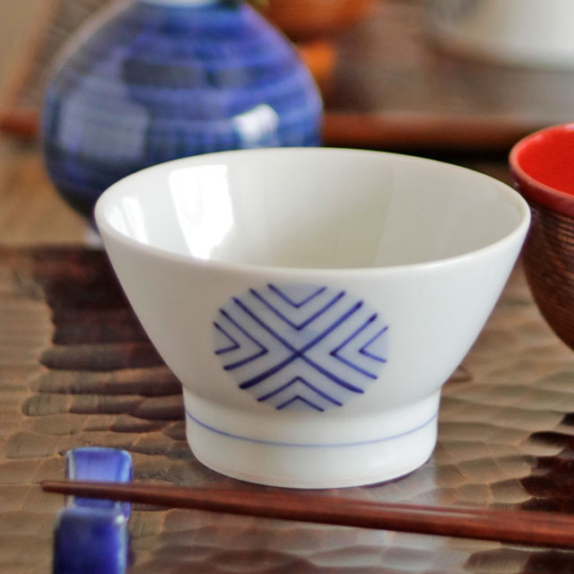 砥部焼の和食器 梅山窯の茶碗【砥部工房 からくさ】