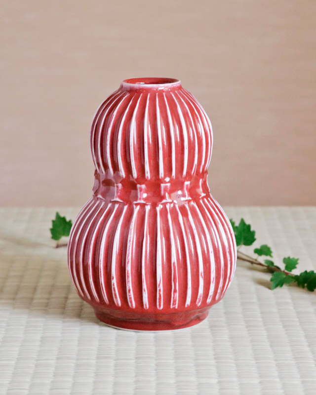 砥部焼の和食器 中田窯の花器【砥部工房 からくさ】