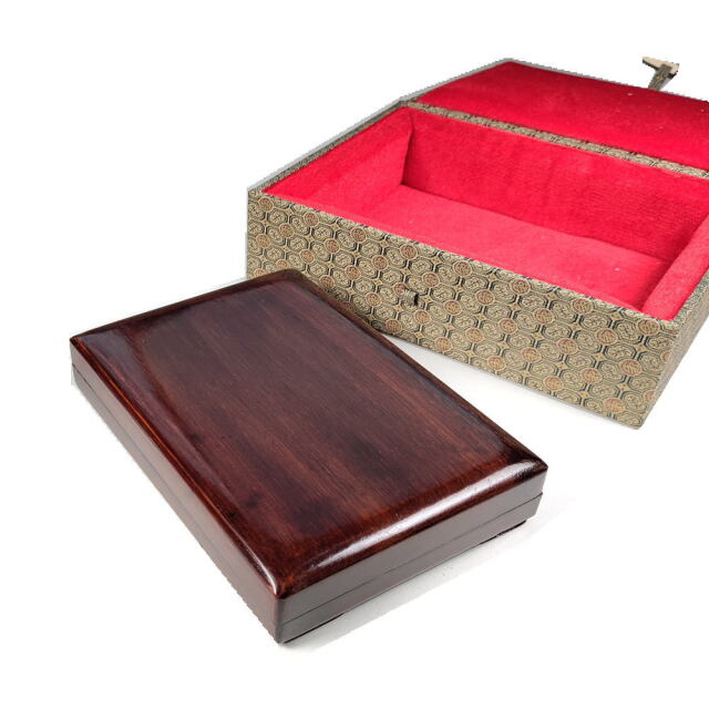 書道用品 硯 坑仔巌端渓硯 長方六吋 HS16｜書道用品通販の半紙屋e-shop