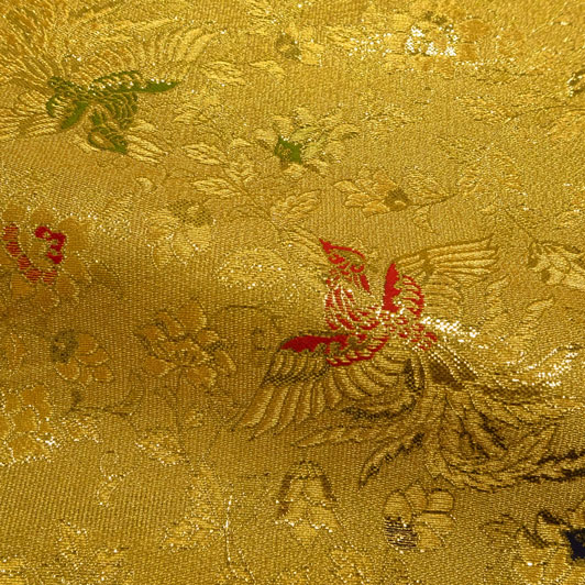 欄間】鳳凰(金塗装) 3尺×0.5尺×0.4寸 509 欄間彫刻 鳳凰2羽 欄間】鳳凰