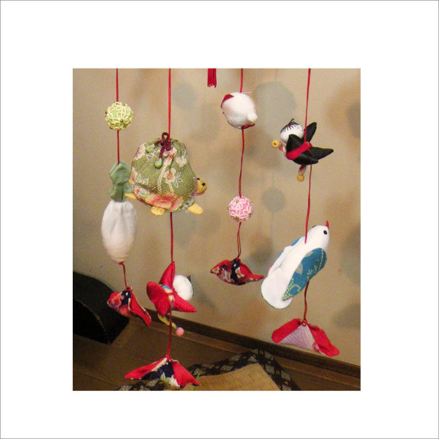 大」 ちりめん・縮緬・縁起輪飾り・さげもん・つるし飾り・つるし雛