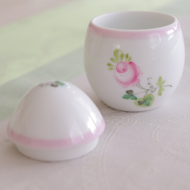 ☆御会員様専用☆再入荷☆Herend VRH-X4 ウィーンの薔薇ピンク エッグ