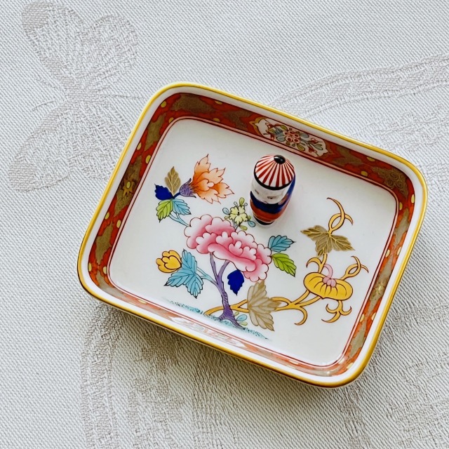Herend ヘレンド マスターペインター作 上海 マンダリン ミニトレイ