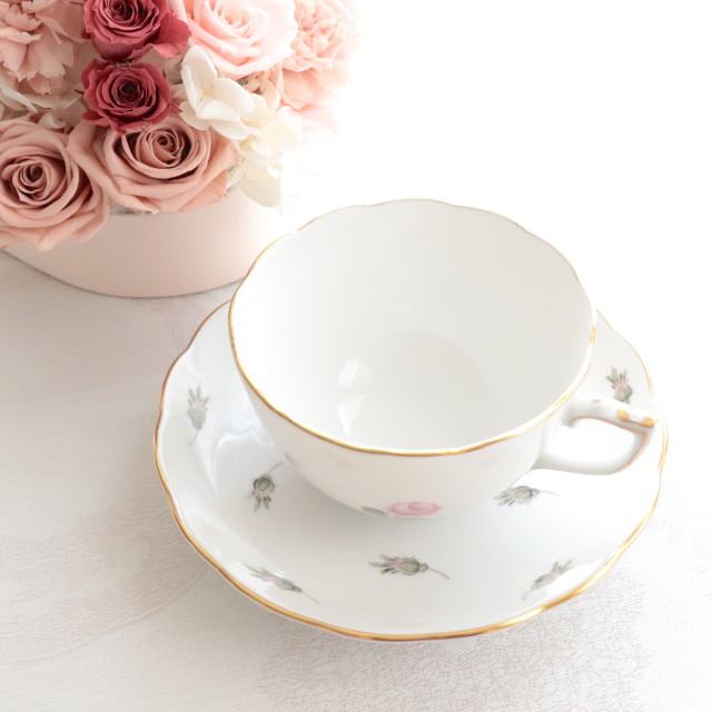 Herend ヘレンド ウィーンの薔薇ゴールド 淡いローズシリーズ