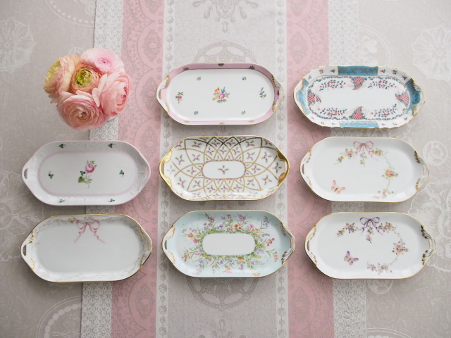 ☆再入荷☆ ヘレンド Herend セーブル風小薔薇金彩 サービストレイ