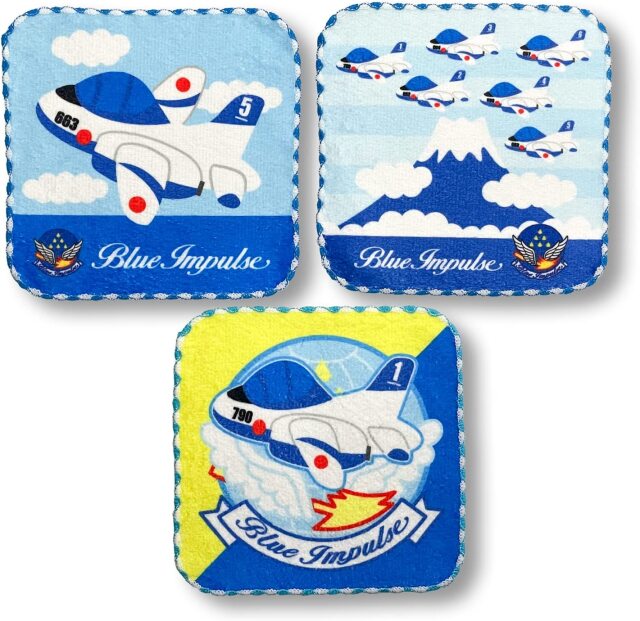 自衛隊グッズ ブルーインパルス ミニタオル3枚セット