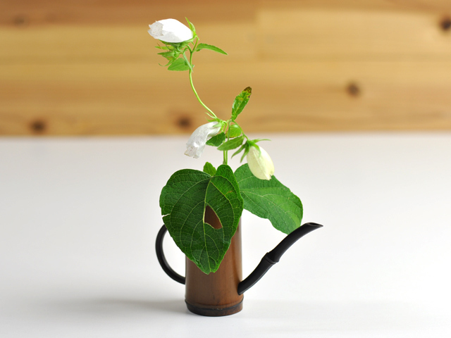 花入れ 水差し型/丸竹加工/インテリア雑貨/花入れ/一輪差し/和モダン