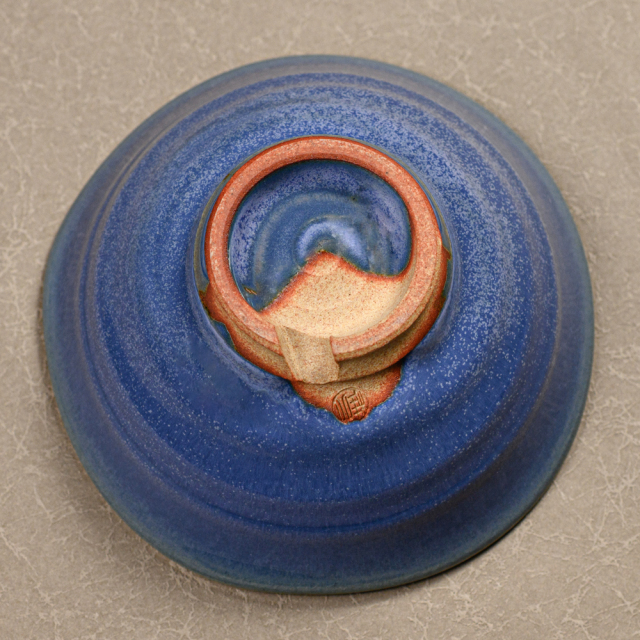 限定作品蔵出しセール第1弾】萩焼(伝統的工芸品)抹茶碗上青釉平No5086