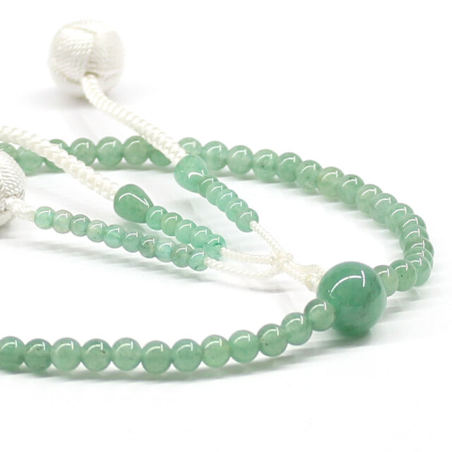 女性用念珠 インド翡翠｜創価学会仏壇・仏具 田中仏壇店