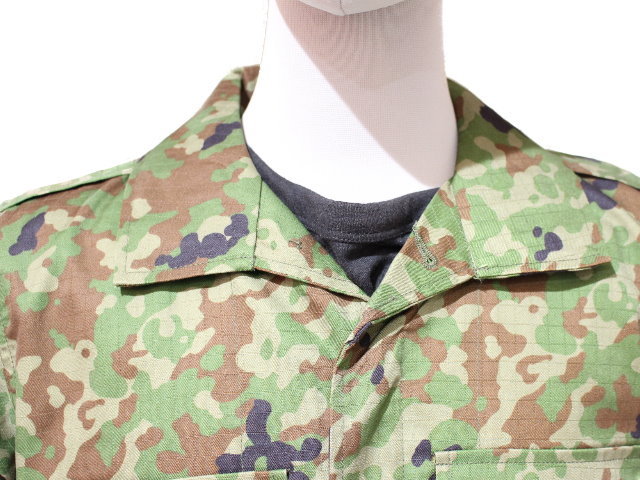 陸上自衛隊 迷彩戦闘服2型 官給品仕様 難燃VCリップストップIR