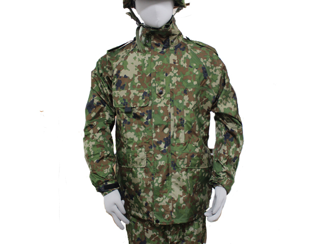 ゴアテックス迷彩雨衣