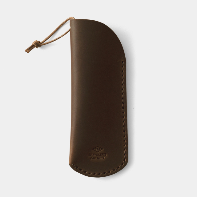 TF レザーケース リーディンググラス用 茶 (07101062)