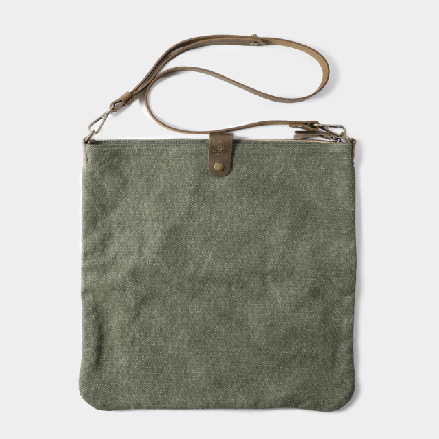 USオリーブドラブ ショルダーバッグ キャンバス 6号帆布ショルダーバッグ オリーブドラブ | aoya bags | シンプルで