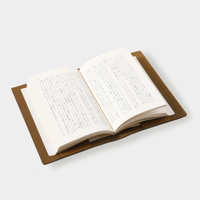 TF レザーブックカバー 文庫 キャメル (07100561)