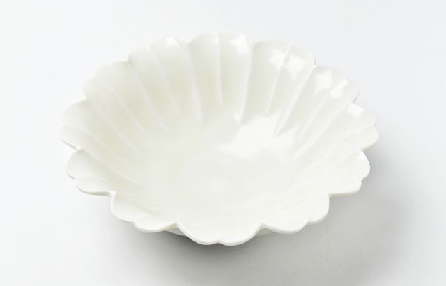 鈴木重孝 青白磁輪花7寸鉢 ｜ 暮らしのうつわ花田 和食器 通販