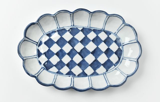 正木春蔵 色絵染附 鳥魚文楕円筒 ｜ 暮らしのうつわ花田 和食器 通販