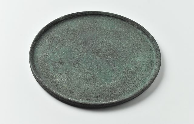 野口悦士 243 緑青 6寸平皿 ｜ 暮らしのうつわ花田 和食器 通販