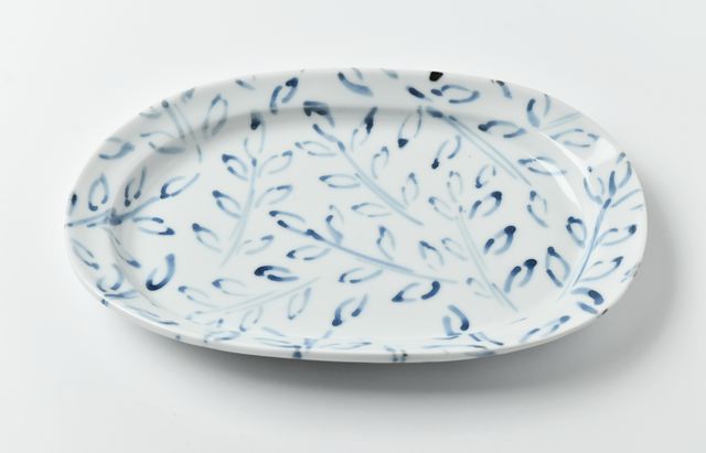 古川桜 11 木の芽文オーバル中皿 ｜ 暮らしのうつわ花田 和食器 通販