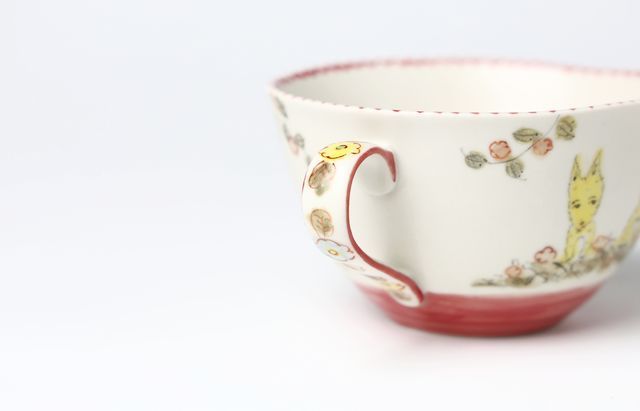 松浦ナオコ 10 オオカミのスープカップ ｜ 暮らしのうつわ花田 和食器 通販