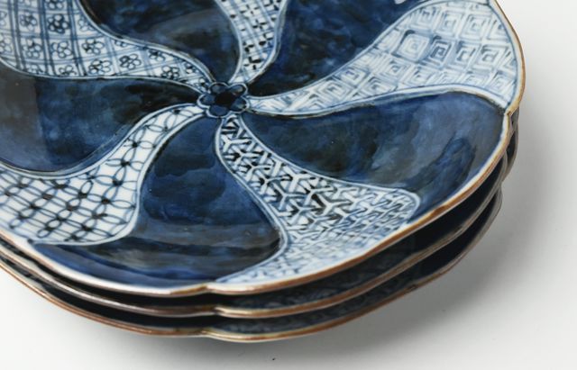 須谷窯 祥瑞捻り文皿 ｜ 暮らしのうつわ花田 和食器 通販