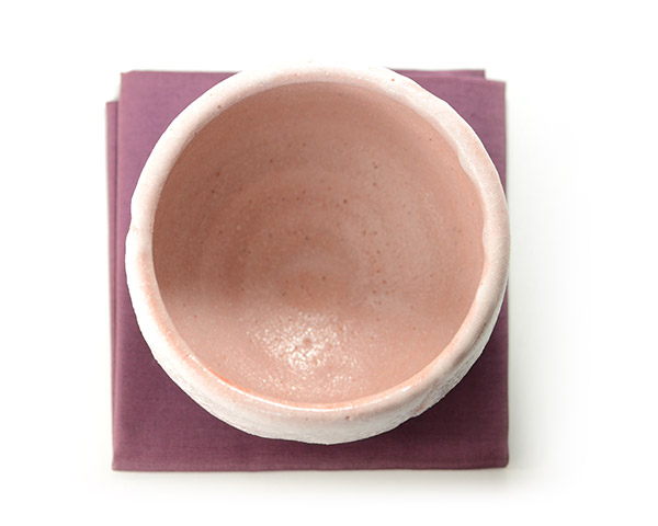 紅志野茶碗（木箱付） 作家「林健人」