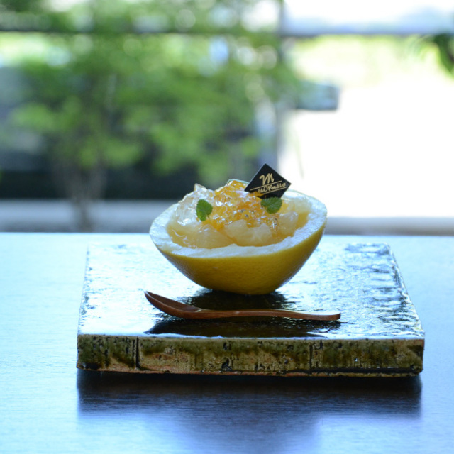 和食器 大和織部足付角皿(L) 作家「金本卓也」