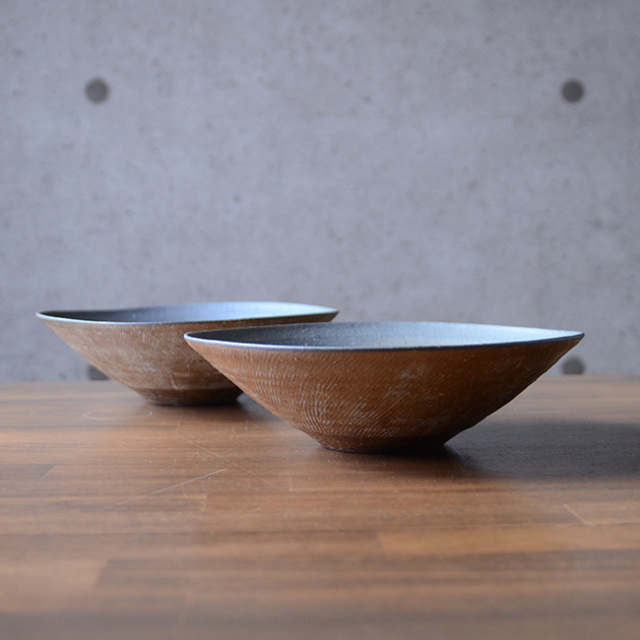 和食器 焼締鉢 作家「多屋嘉郎」