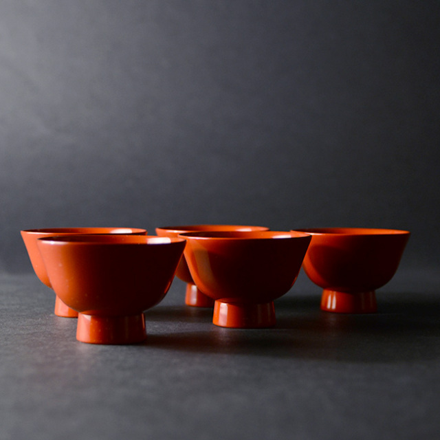 漆器ぐい呑揃 作家「角好司」