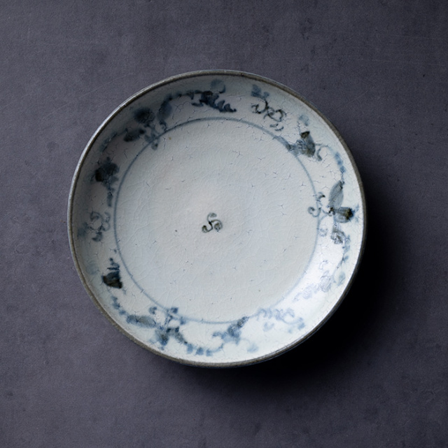 安南六寸皿（KIA-122） 作家「荒木漢一」