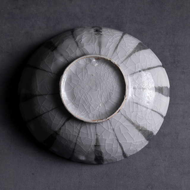 和食器 長石釉十草沓型中鉢 佐々木好正