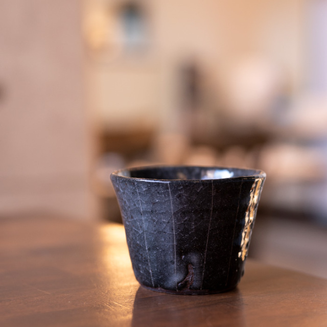 和食器 鼠志野線文蕎麦猪口(SS-111) 作家「佐々木好正」