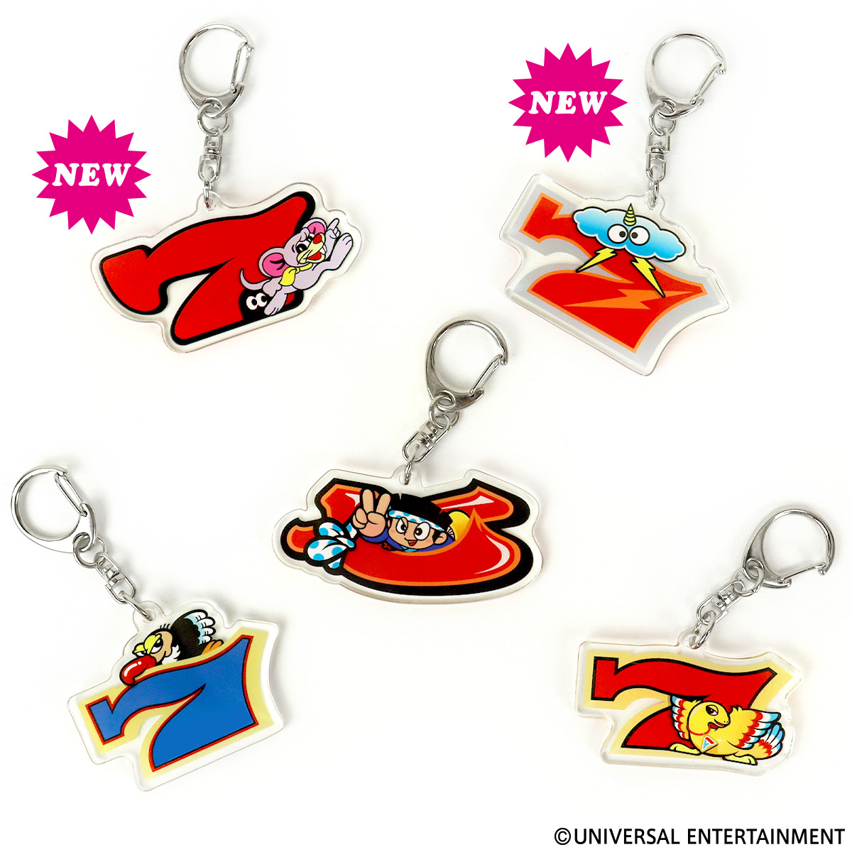 アクリルキーホルダー】7図柄＋キャラ | UNI-MARKET