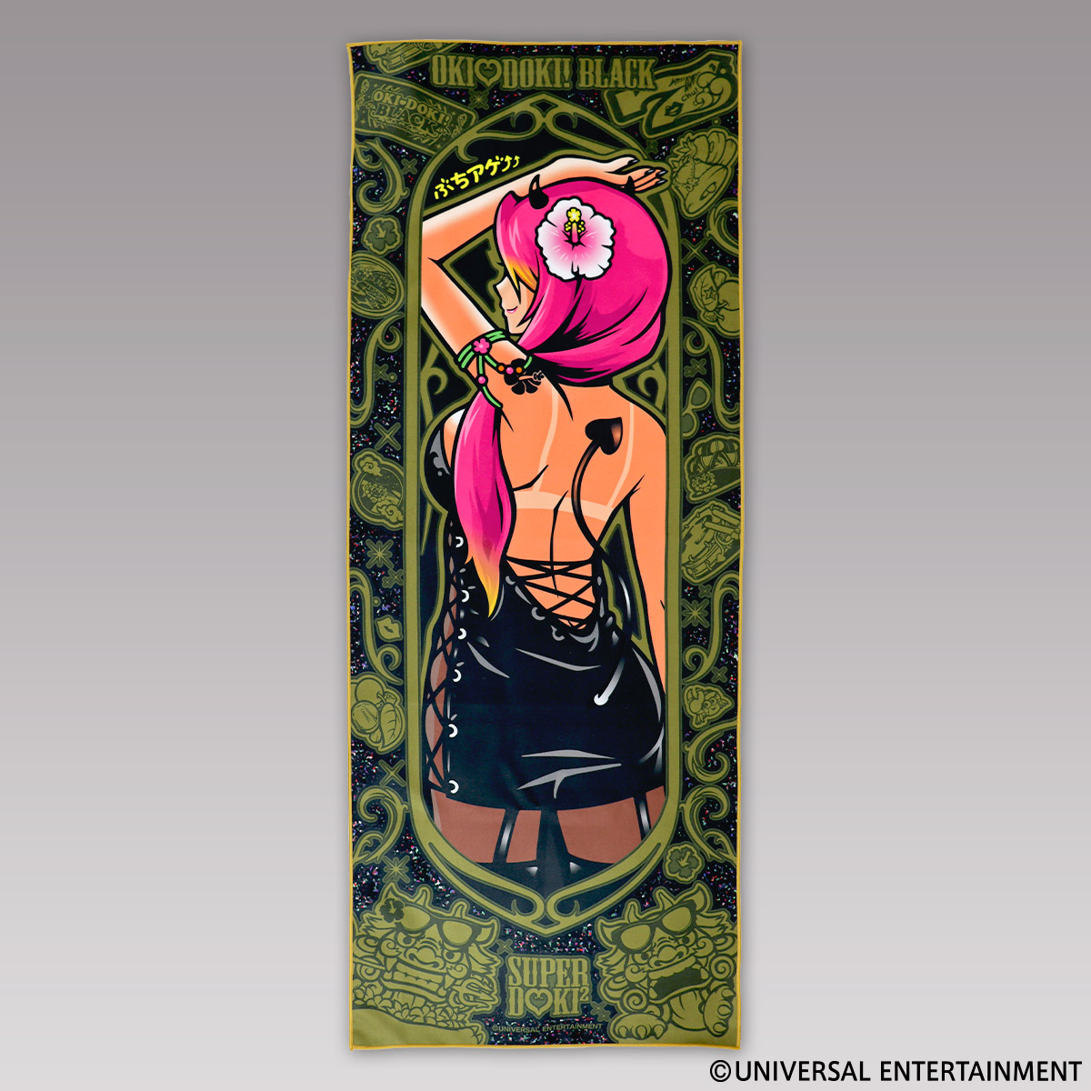 フェイスタオル】沖ドキ！BLACK-カナちゃんランプver. | UNI-MARKET