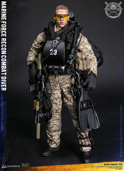 DAM】No.78056 ELITE SERIES 1/6 MARINE FORCE RECON COMBAT DIVER