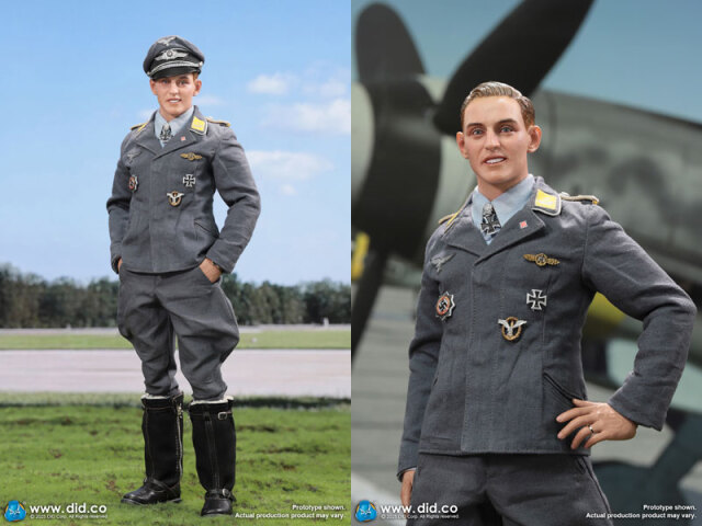 DID】D80190 WW2 German Luftwaffe Ace Pilot - Erich Hartmann 第二次