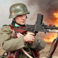 DID】D80191 WW2 German SS Polizei-Division ZB30 Gunner - Friedrich