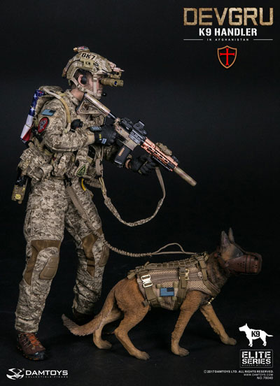 DAM】No.78040 ELITE SERIES DEVGRU K9-handler in Afghanistan (K9 犬