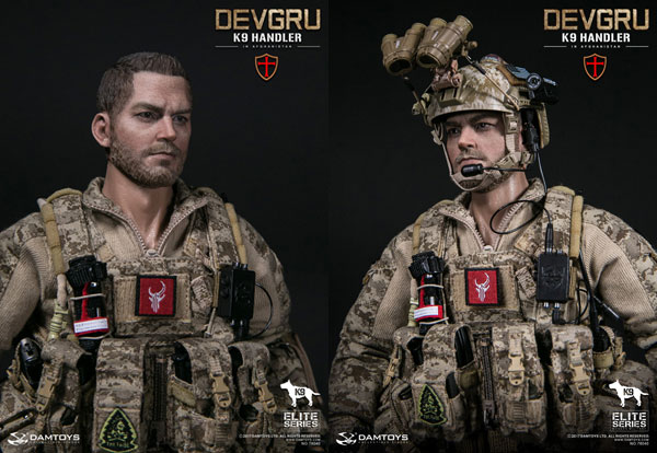 DAM】No.78040 ELITE SERIES DEVGRU K9-handler in Afghanistan (K9 犬