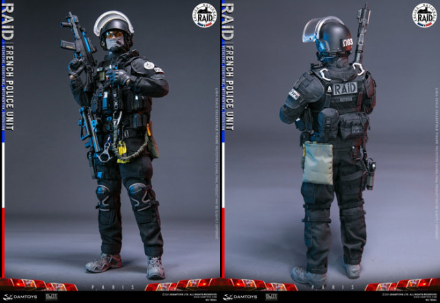 DAM】No.78061 ELITE SERIES 1/6 FRENCH POLICE UNIT - RAID IN PARIS
