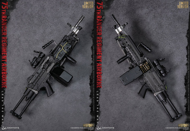 DAM】No.78094F 1/6 75th RANGER REGIMENT AIRBORNE SAW GUNNER