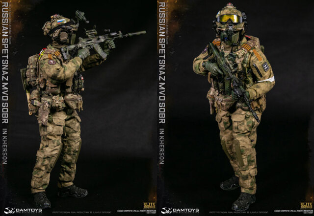 DAM】No.78097 1/6 RUSSIAN SPETSNAZ MVD SOBR IN KHERSON スペツナズ