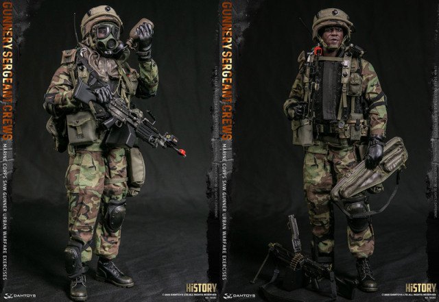 DAM】No.78082 1/6 Marine Corps SAW GUNNER urban warfare exercises