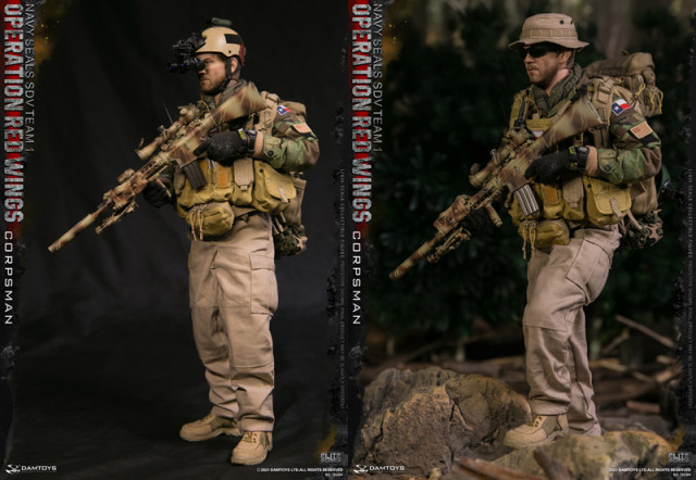 DAM】No.78084 1/6 Operation Red Wings NAVY SEALS SDV TEAM 1