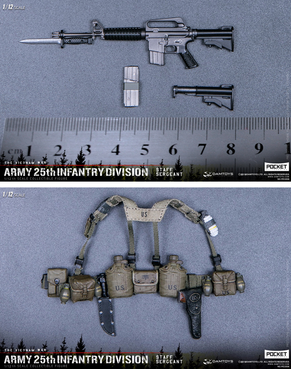 DAM】PES006 1/12 POCKET ELITE SERIES: ARMY 25th Infantry Division