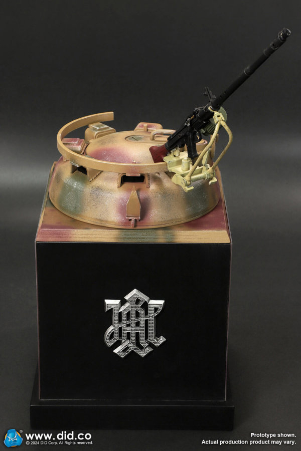 DID】E60077 1/6 Panther Tank Diorama in camo color with MG34 WW2