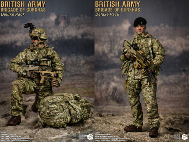 EASY&SIMPLE】26068 British Army Brigade of Gurkhas Deluxe Pack 1/6
