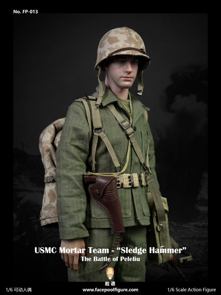 Facepoolfigure】FP013A 1/6 USMC Mortar Team - “Sledge Hammer” WW2