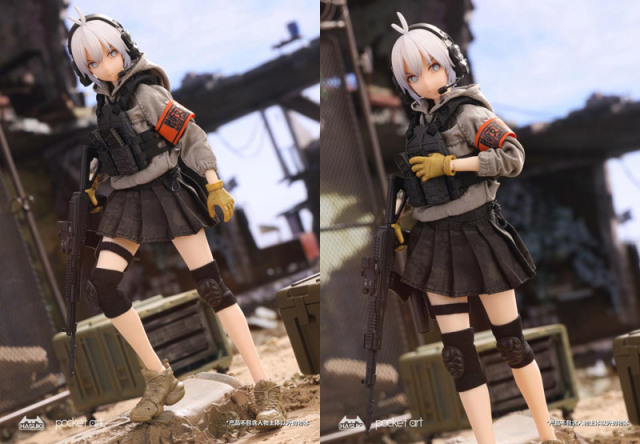 HASUKI】PA003 1/12 Pocket Art Series Assaulter Sasha 突撃手 波部薩