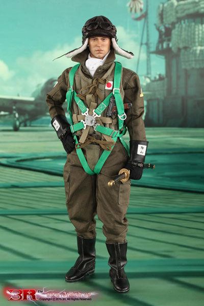 3R】JP627 日本限定 大日本帝国海軍ゼロ戦パイロット 陰山源一